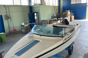 Barca con Motore + Carrello