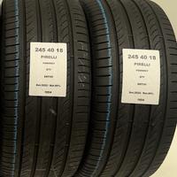 2 GOMME 245 40 18 PIRELLI A1654
