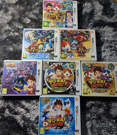 YOKAI WATCH ITA NINTENDO 3DS COLLEZIONE COMPLETA 