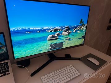 Samsung Monitor  (U28R552), Flat, 28",  (UHD 4K)