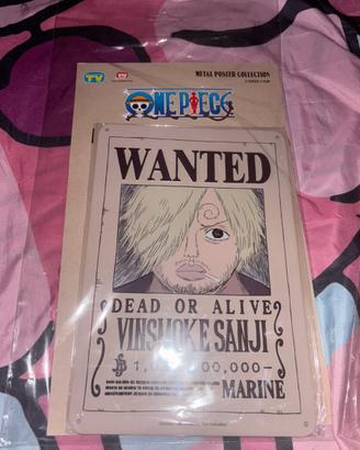 Metal poster one piece - Sanji