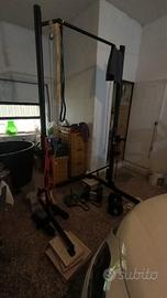 SBARRA TRAZIONI CON FERMI, PANCA, ELLITTICA