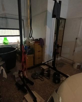 SBARRA TRAZIONI CON FERMI, PANCA, ELLITTICA