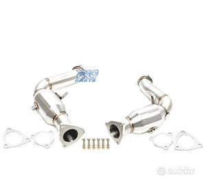 SOPPRESSORE DOWNPIPE AUDI A4 B8 B8.5 07-15 ACCIAIO