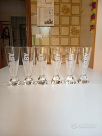 Set 6 bicchieri Martini Baby vintage da aperitivo