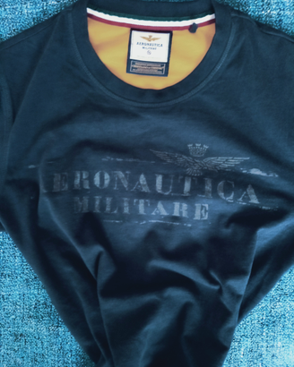 T shirt "AERONAUTICA MILITARE" tg. S, usato TOP