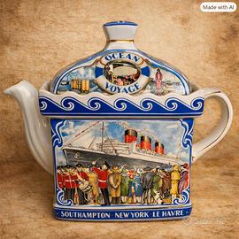 Teiera Vintage Sadler Inghilterra "Golden Age