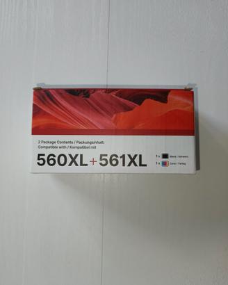 Cartucce 560 XL + 561 Xl