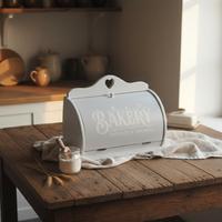 Portapane in legno vintage