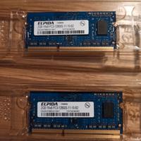 RAM elpida 2gb x due