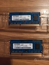 RAM elpida 2gb x due