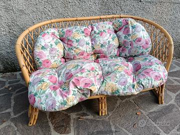 Divanetto vimini/divano 