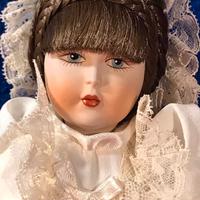 bambola in ceramica bicquit