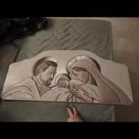 Tel3898508079 Capezzale quadro sacr famiglia legno