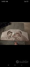 Tel3898508079 Capezzale quadro sacr famiglia legno