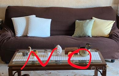 divano letto in pelle vintage
