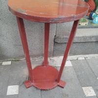 Tavolino treppiedi vintage in marmo stile Art decò