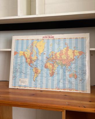 Quadro Planisfero 70x100