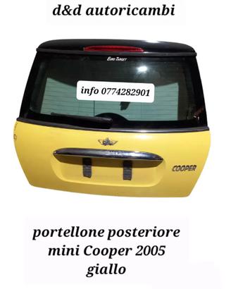 PORTELLONE BAULE POSTERIORE MINI COOPER DEL 2005