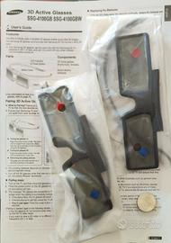 Coppia Occhiali ATTIVI 3D Samsung SSG-4100GB