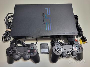 PS2 con Joystik e accessori