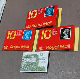 (lib33/37)GRAN BRETAGNA LIBRETTI  IN BLOCCO