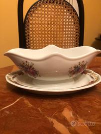 Salsiera in porcellana Limoges