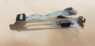 STAFFA PRESA D SUB 9 PIN MASCHIO IDC 10 P FEMMINA 