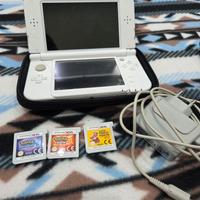 New nintendo 3ds xl bianca + 3 giochi 