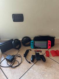 nintendo switch+giochi+kit