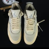 Jordan 4 x Off-white Sail (Tutte le taglie) 