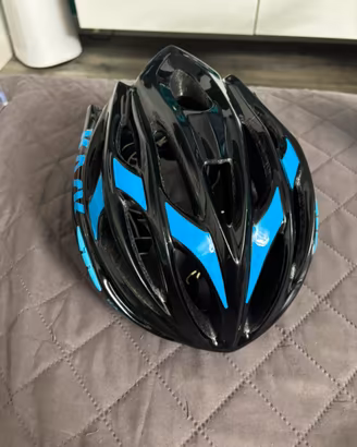 Casco KASK Mojito bici da corsa MTB nero/azzurro