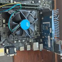 scheda madre msi, intel i3 8th ddr ...