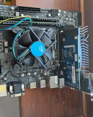 scheda madre msi, intel i3 8th ddr ...