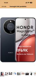 honor magic 8 lite + cuffie nuovi