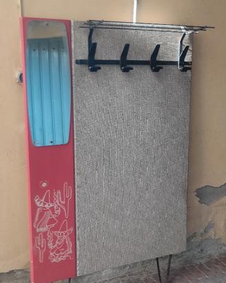 Attaccapanni a parete anni 70 modernariato