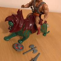Vintage He-man and Battle Cat Mattel 1981