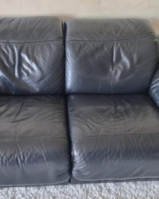 DIVANO IN PELLE MECCANISMO RELAX PREZZO TRATTABILE