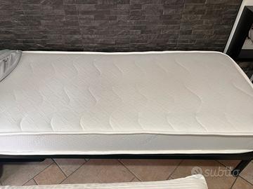 Rete ortopedica + materasso  singolo 80x190