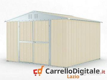 Box struttura lamiera Acciaio 327x307cm avorio