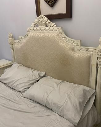 Letto matrimoniale stile classico + 2 comodini