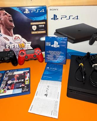 PlayStation 4 Slim - 1 Tb + Fifa 20 e Fifa 21