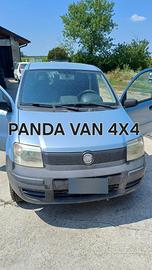 panda van 4x4  con clima.   benzina 