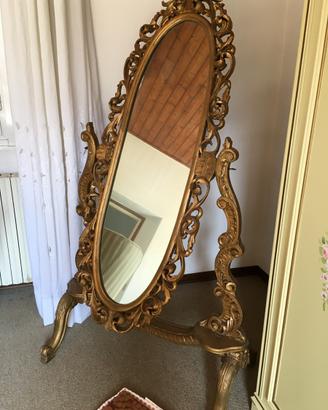 Specchiera psiche stile barocco
