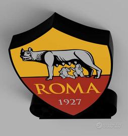 Lampada 3D della Roma con LED - Eleganza e Stile