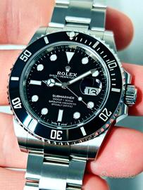 Rolex Sub data 41mm nero 126610LN nuovo 2022 full