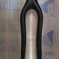 fork mtb rigida perno passante conica 