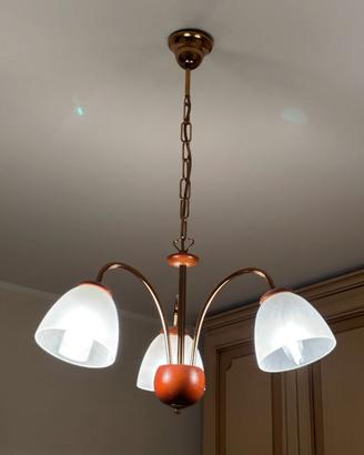 Lampadario a tre bracci