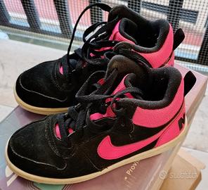 Scarpe Nike bambina nere e fucsia
