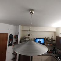 lampadario cucina metallo e ceramica